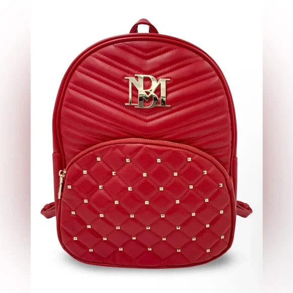 Badgley Mischka | Bags | Badgley Mischka Red Studded Pocket  display picture 3